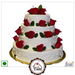 Strawberry Cake 3tier cake