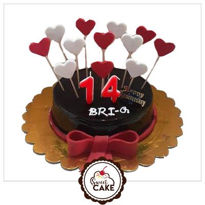 Celebrate birthday with 1st letter G - Cake for you