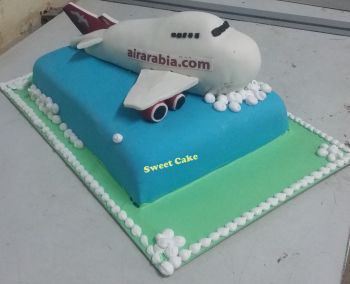 Airarabia Aeroplane Cake