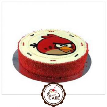 Angry Bird Photo Cake