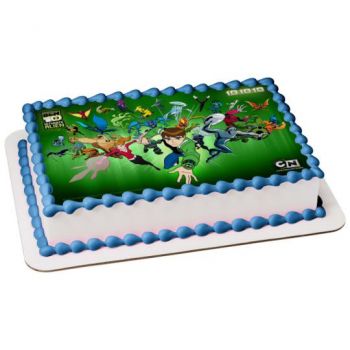 Ben 10 Photo Cake 