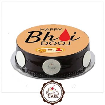 Bhai Dooj Photo Cake