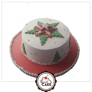 Christmas tree cake