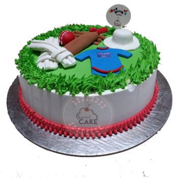 Cricket Pitch Cake 