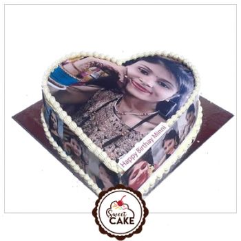 Chocolate Marwal Photo Cake 
