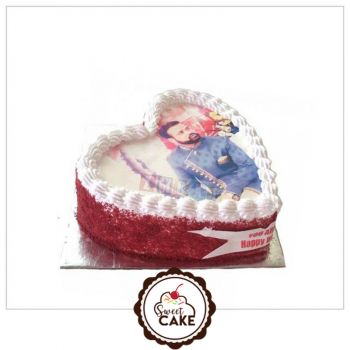 Red Valvet Photo Cake 