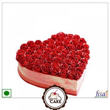 Strawberry Rose Cake